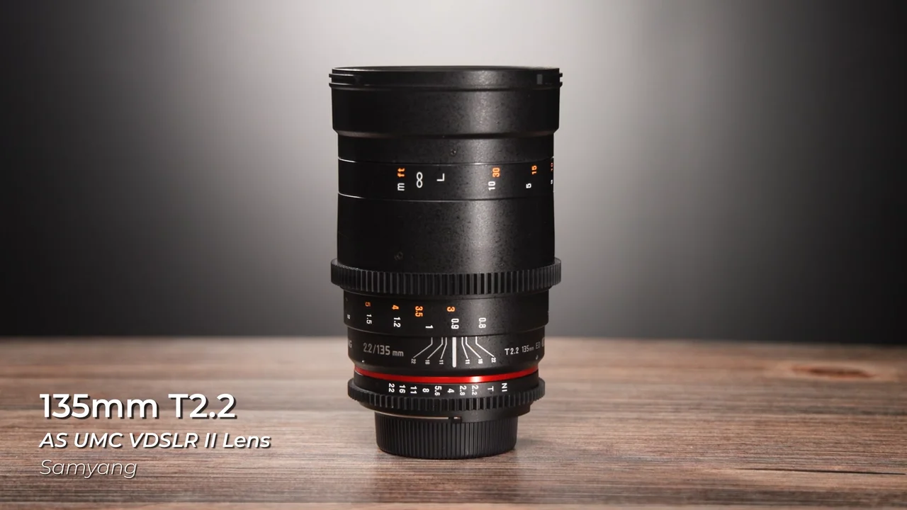 Samyang 135mm T2.2 AS UMC VDSLR II Lens for Sony SYDS135M-NEX Samyang 135mm T2.2 AS UMC VDSLR II Lens for Sony SYDS135M-NEX