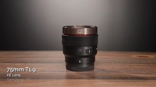 Samyang Cine V-AF 75mm T1.9 FE Lens (Sony E-Mount) SYCAF75-NEX Samyang Cine V-AF 75mm T1.9 FE Lens (Sony E-Mount) SYCAF75-NEX