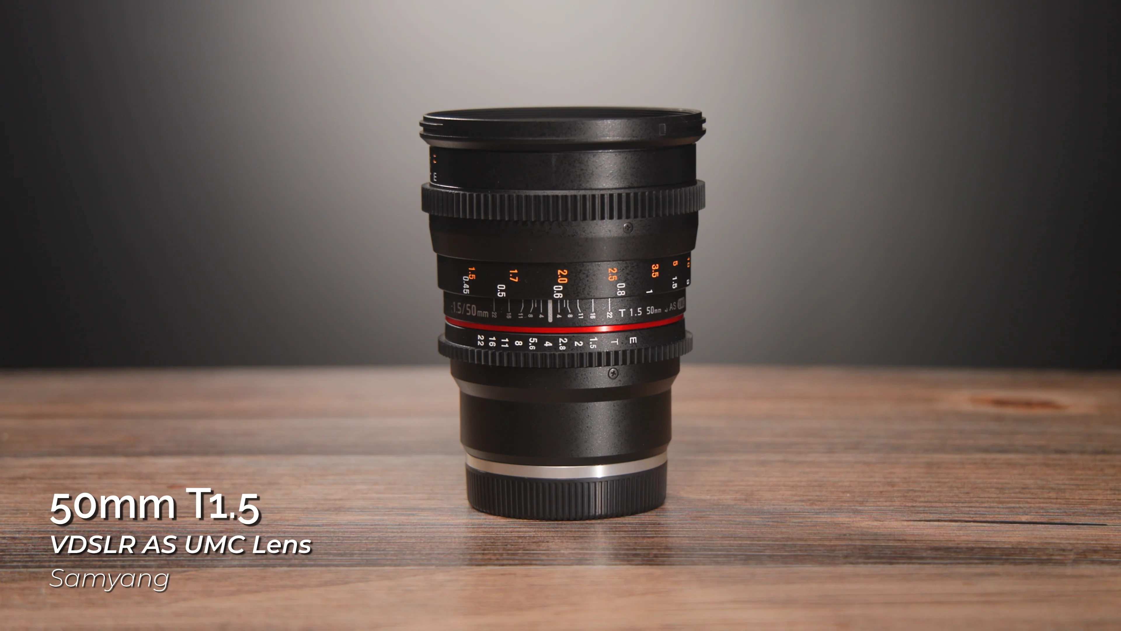 Samyang 50mm T1.5 VDSLR AS UMC Lens for Canon EF Mount SYDS50M-C Samyang 50mm T1.5 VDSLR AS UMC Lens for Canon EF Mount SYDS50M-C