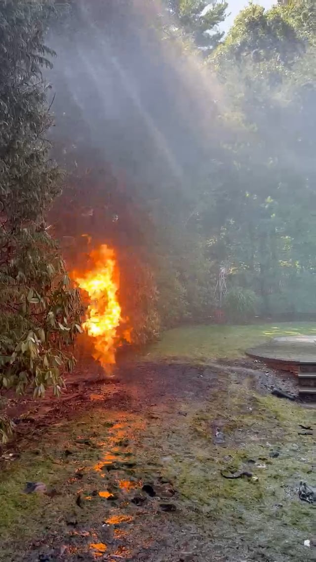 Propane Tank Fire in Springs