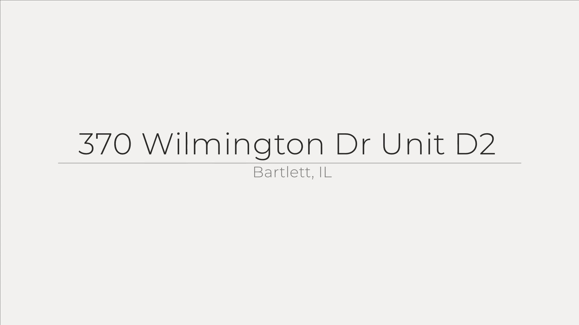 370 Wilmington Dr, Bartlett, IL on Vimeo