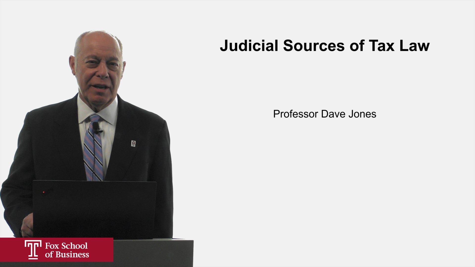 Judicial Sources of Tax Law