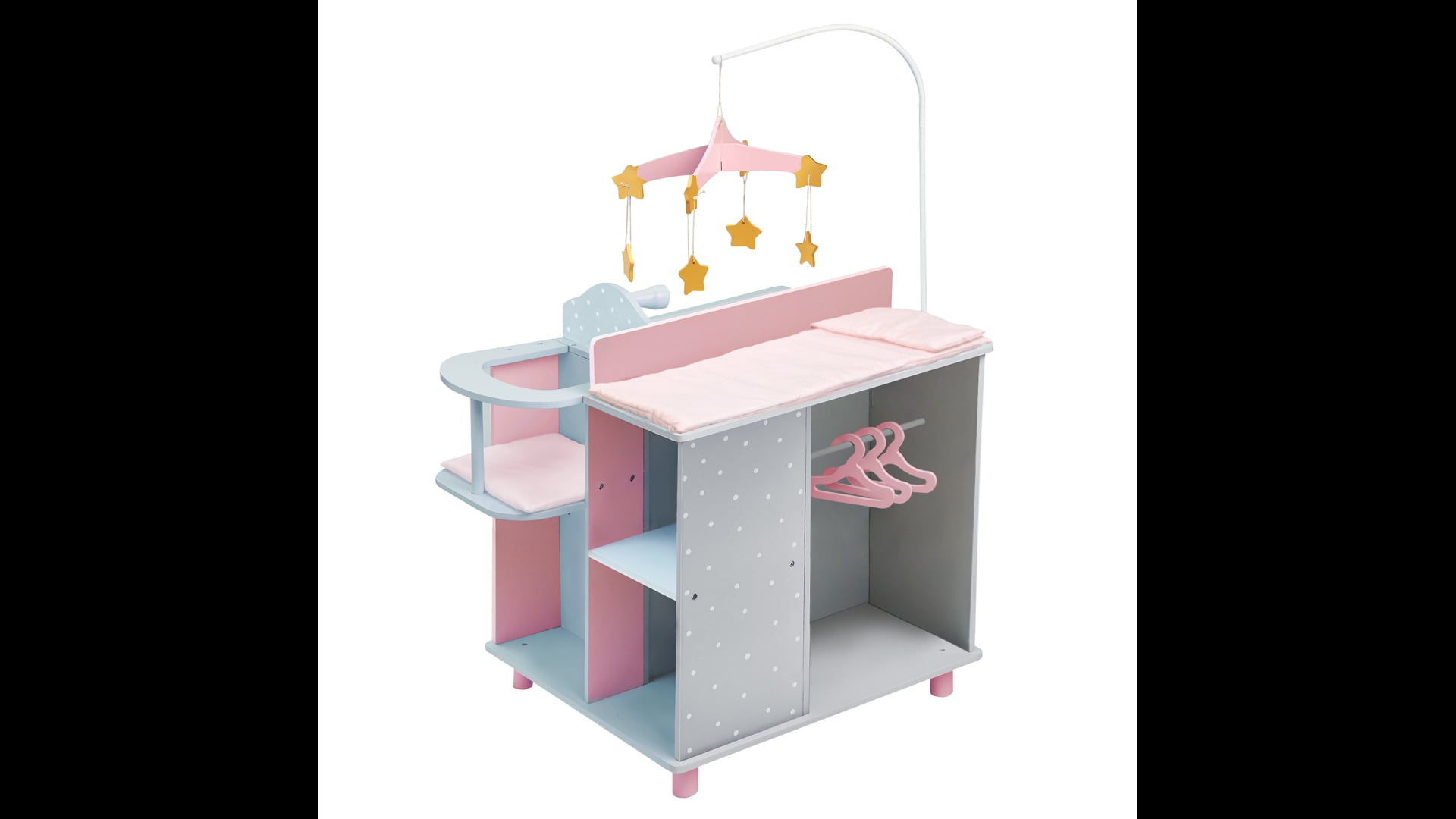Baby Doll Changing Station with Storage Gray - Contemporary - Kids Toys ...