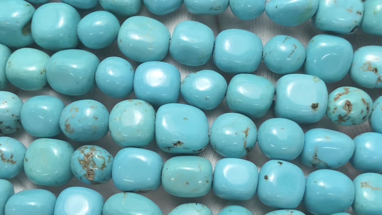 1インチエクステンション (天然石ターコイズ) Number Eight Turquoise Ring 412 | ターコイズ・メンズシルバー
