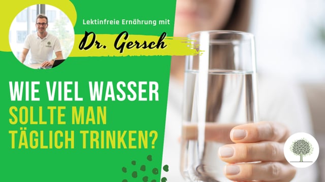 Wie viel Wasser sollte man pro Tag trinken?