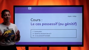 video : le-cas-possessif-ou-genitif-3899