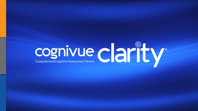 Introducing Cognivue Thrive, Cognivue Thrive utilizes the same FDA