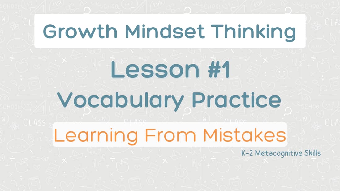Lesson #1 Vocabulary Practice: Learning from Mistakes video thumbnail