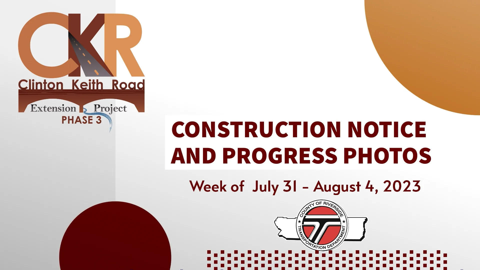 County of Riverside Clinton Keith Rd Phase 3 July 31 August 4 on Vimeo