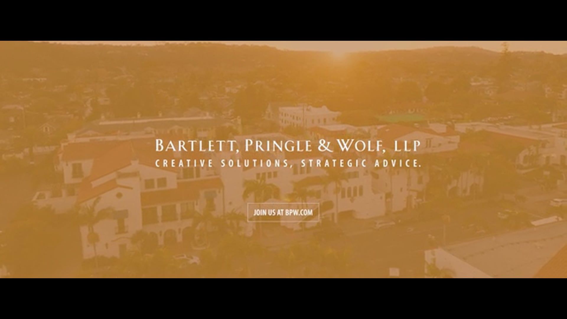 BARTLETT, PRINGLE & WOLF | BRAND VIDEO