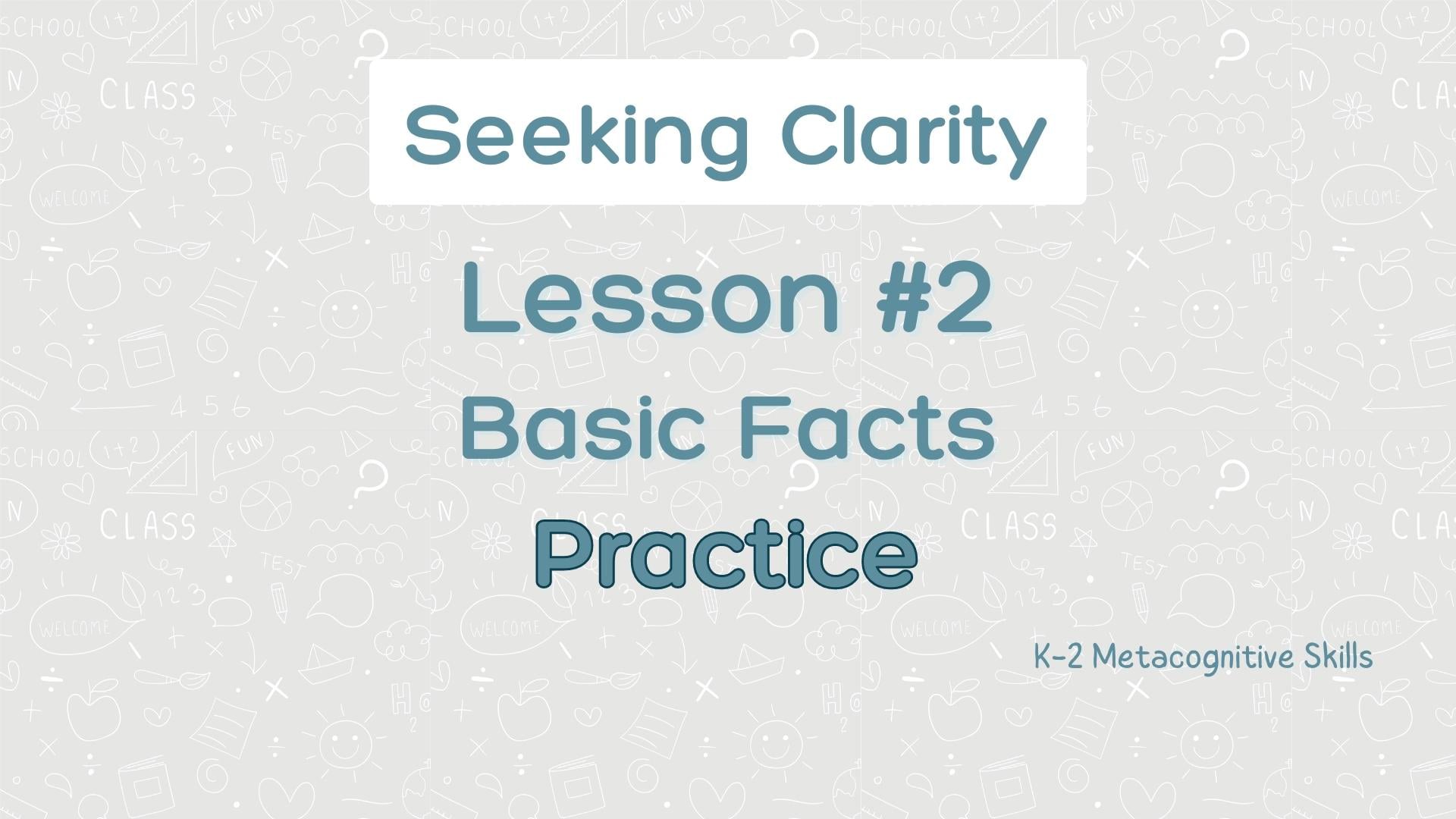 Lesson #2 Basic Facts Practicethumbnail