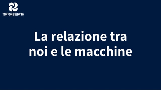 Massimo Chiriatti, La relazione tra noi e le macchine