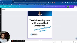 New training: The Double tap strategy