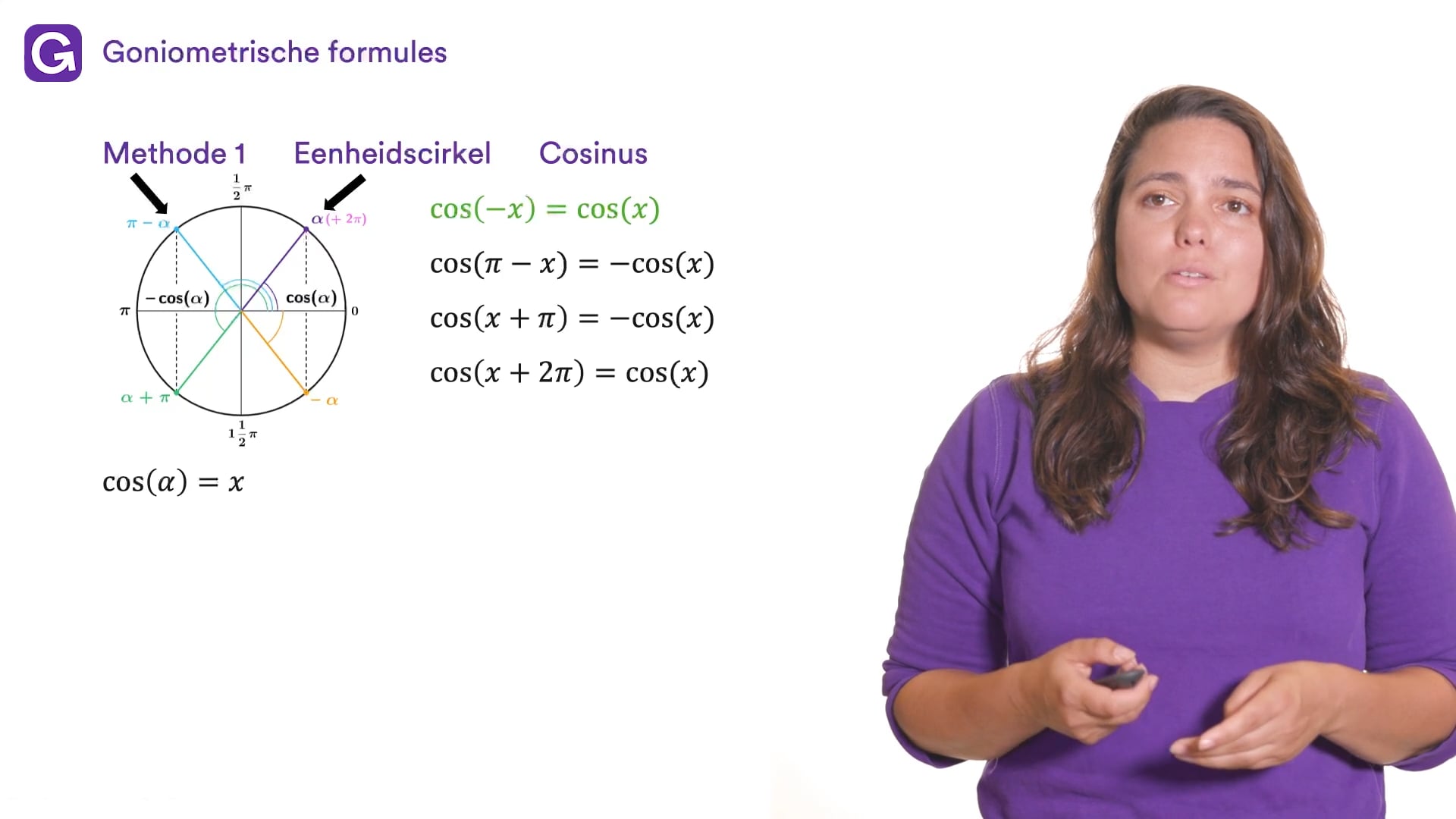 Goniometrische formules oefenen | StudyGo