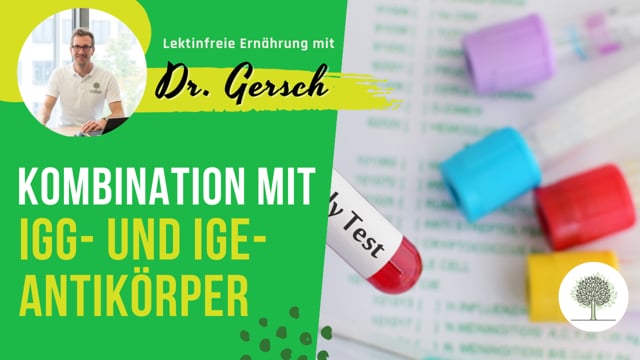 Kombination von lektinfreier Ernährung mit Lebensmittelreaktionen (IgG- und IgE-Antikörper) 