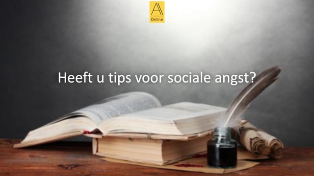 Tips tegen sociale angst