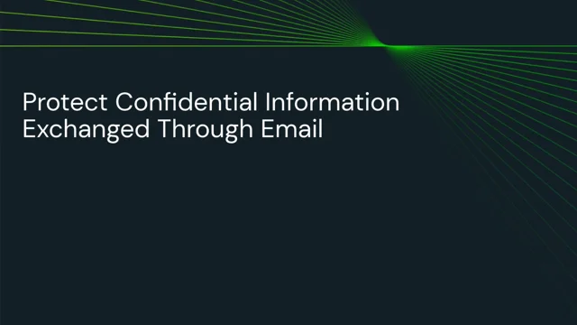 protecting confidential information