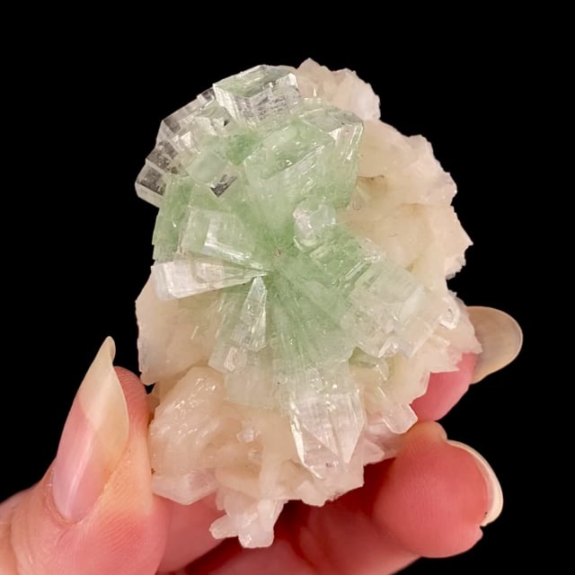 Fluorapophyllite-(K) with Stilbite-Ca