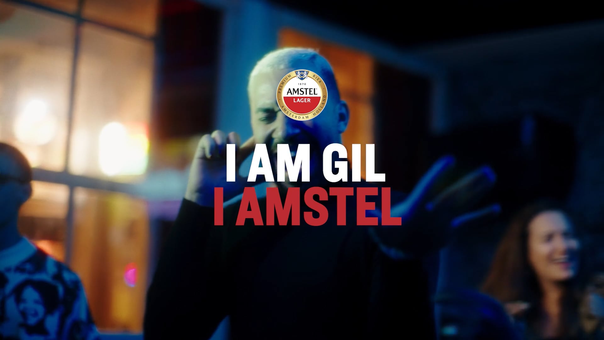 AMSTEL . I AM GIL IN AMSTERDAM