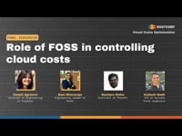 Role of FOSS in optimizing costs of cloud infrastructure