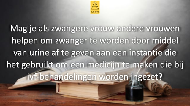 Doneren van urine van een zwangere vrouw