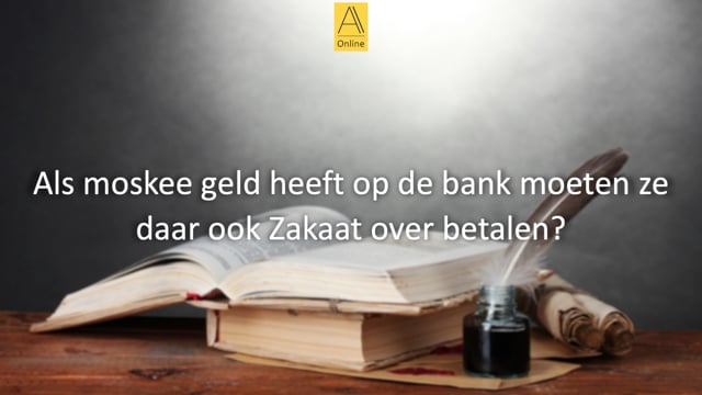 Zakaat betalen over moskeegeld