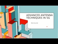 2.1. Introduction - Advanced Antenna techniques