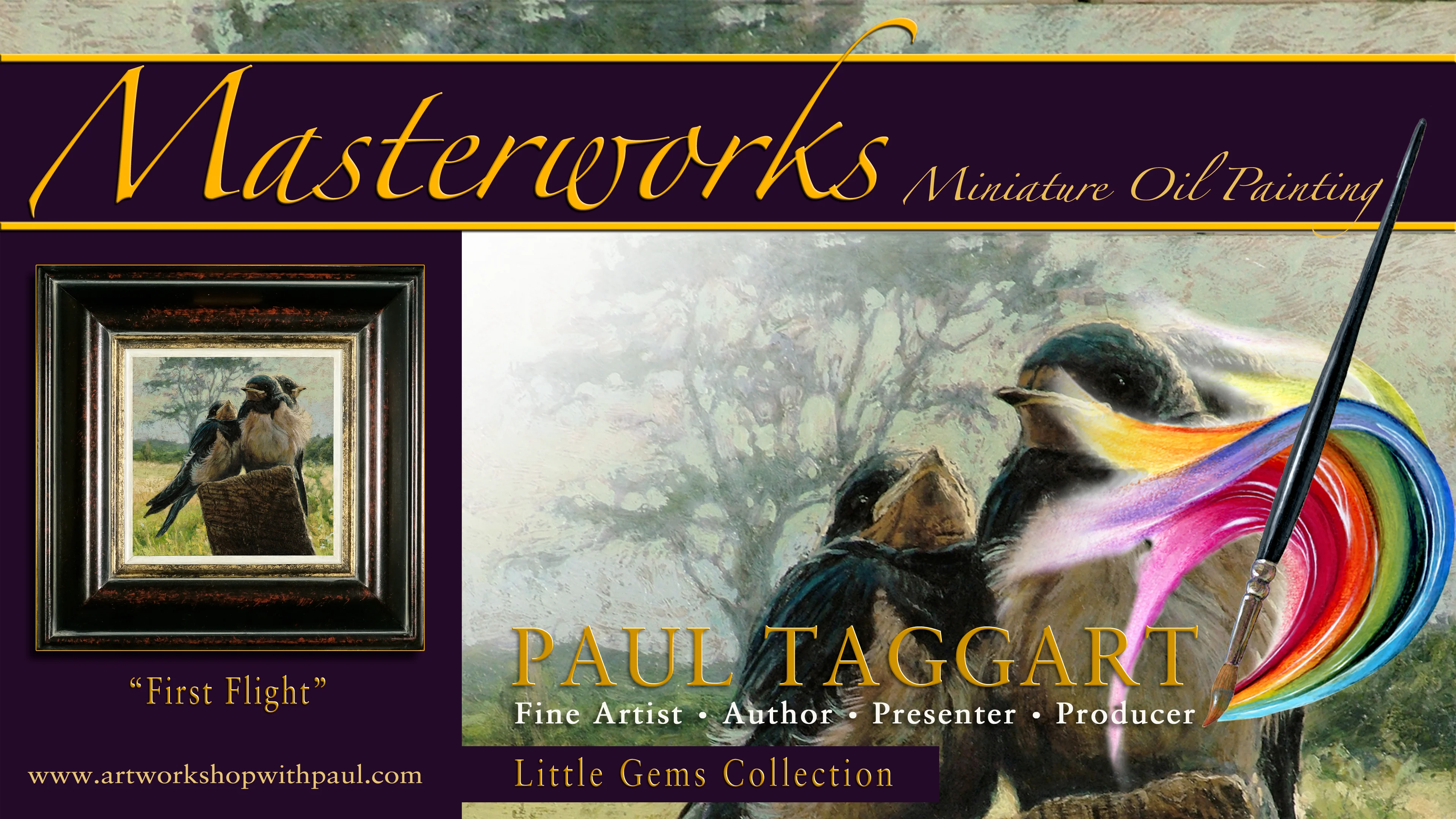 Latest Fine-Art Videos from Paul Taggart's Studio