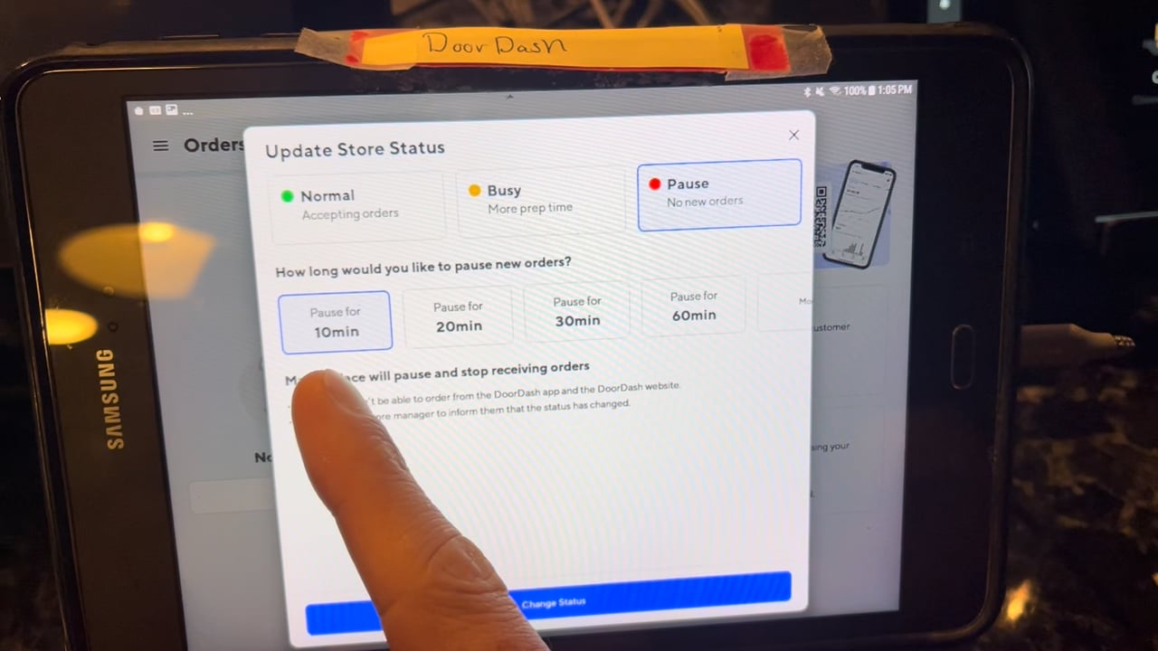 Online Order Pause on Vimeo