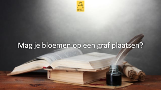 Mag je bloemen op een graf plaatsen?