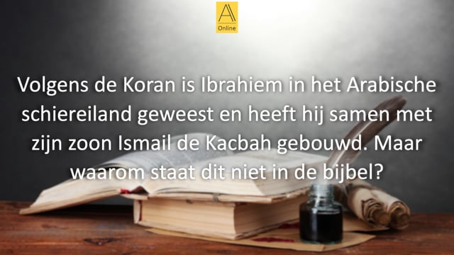 Geen vermelding van de Kabah in de bijbel.