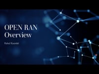 Welcome note and Origin of Open RAN