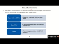 Open RAN Terminologies