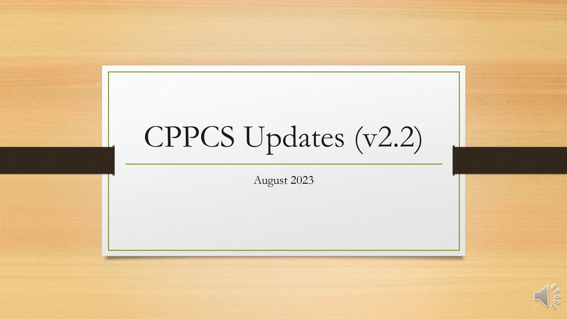 CPPCS Updates (v2 on Vimeo