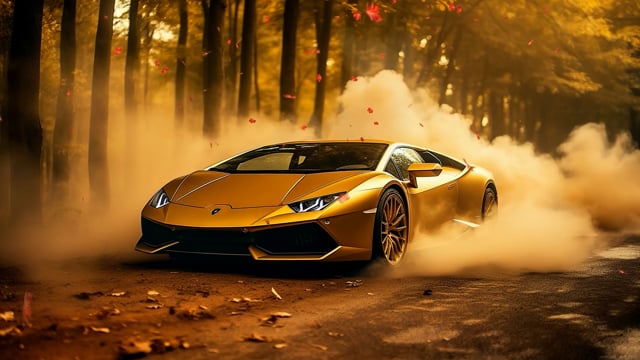 Siêu xe Lamborghini đổi màu như tắc kè hoa