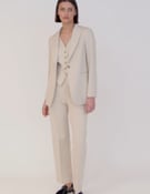 Video: JACKET SOPHIA ECRU KNIT STRECH