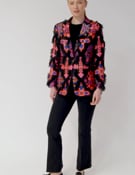 Vídeo: CHAQUETA SOPHIA FRINGES NEON JACQUARD