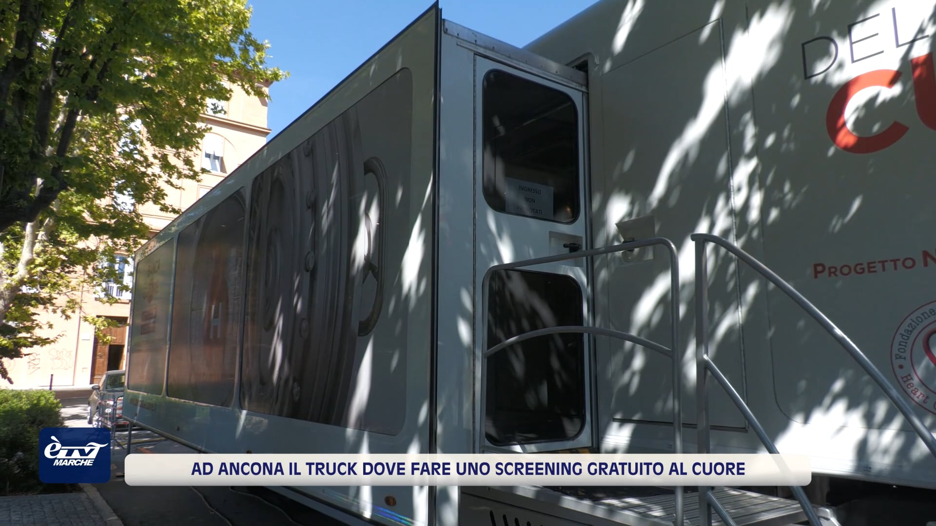 Ad Ancona il truck dove fare uno screening gratuito al cuore - VIDEO