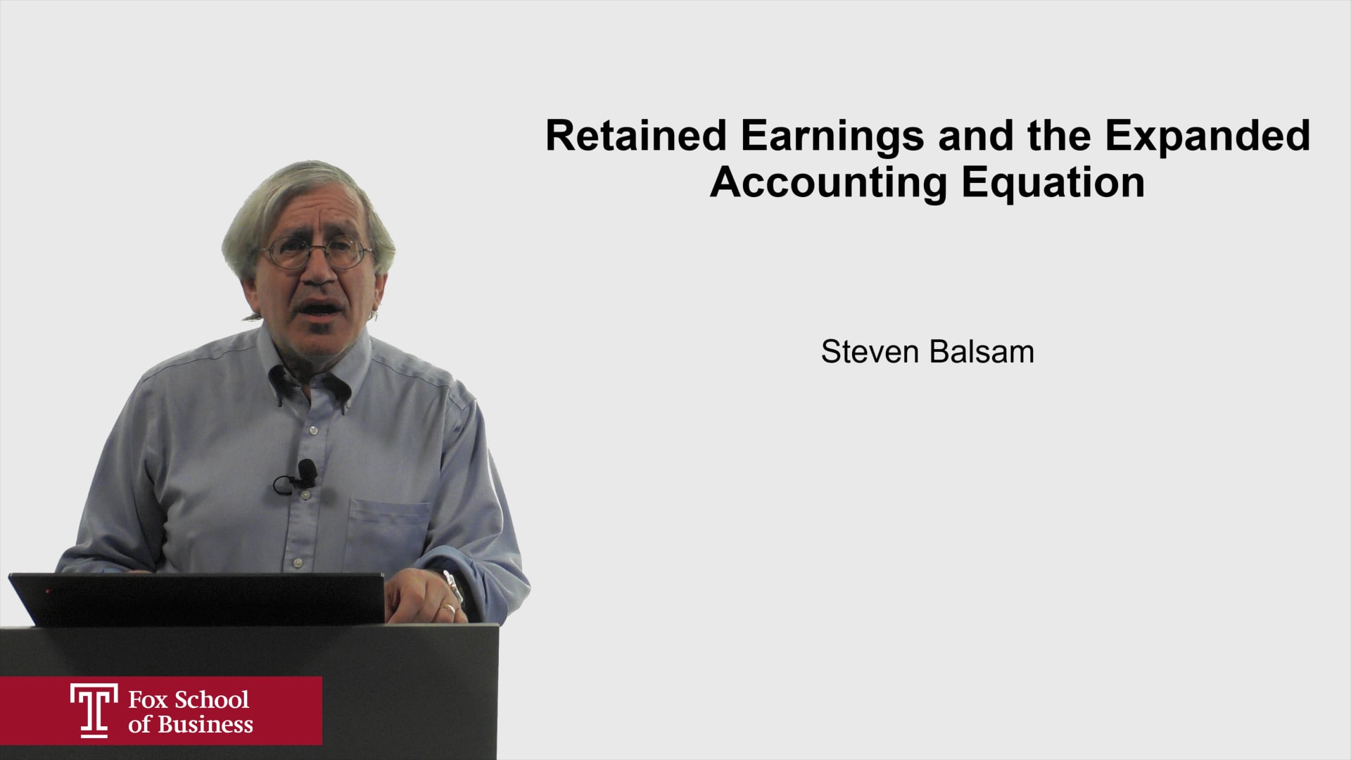 Retained Earnings and the Expanded Accounting Equation
