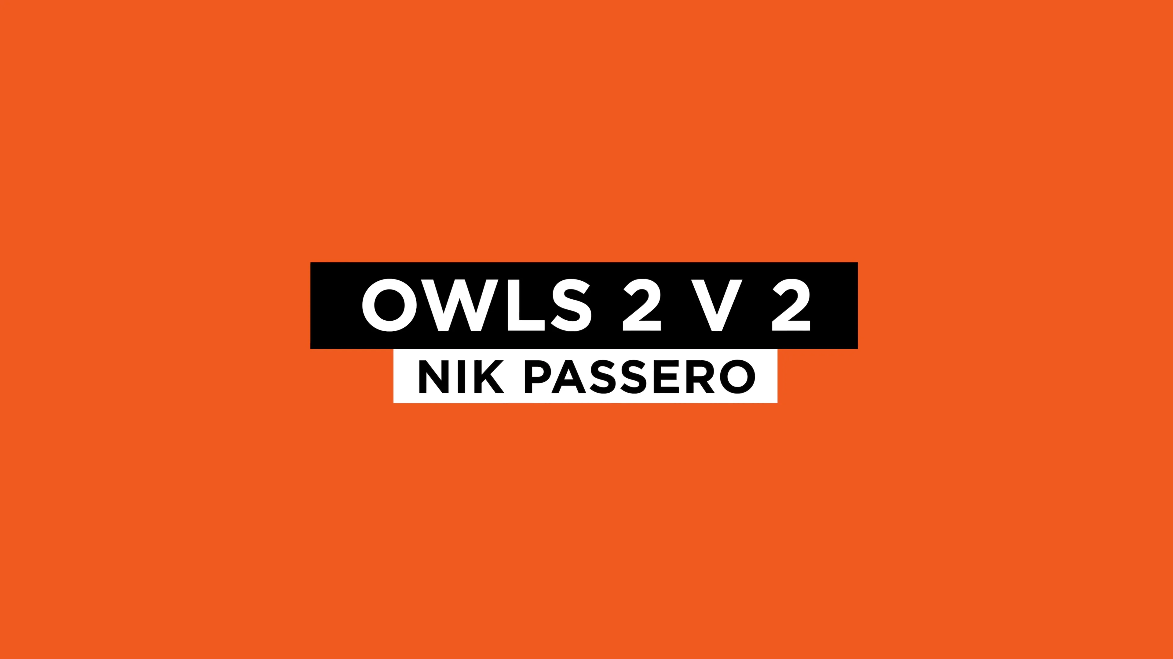 Owls 2 v 2 | Ice Hockey Systems Inc.