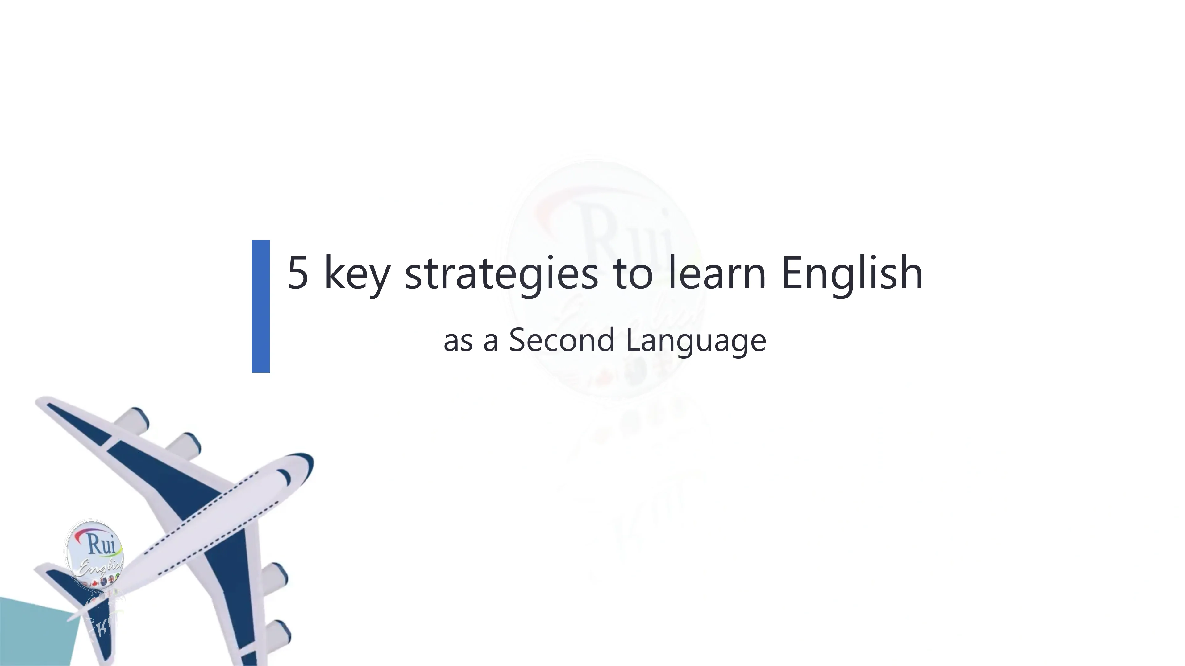 5 key strategies to learn English as a Second Language W on Vimeo