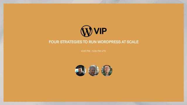 Thumbnail for: Four Strategies to Run WordPress at Scale