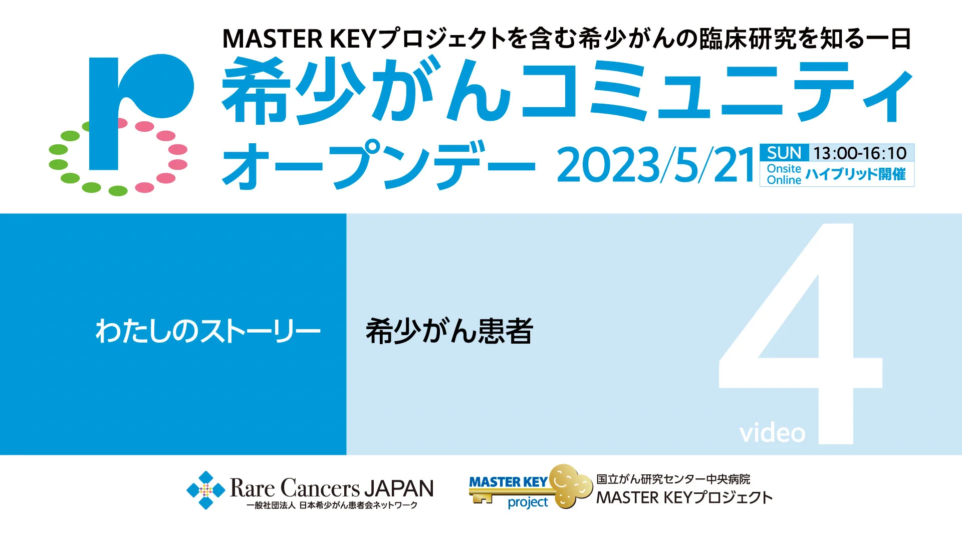 希少がんコミュニティ オープンデー2023 - 日本希少がん患者会