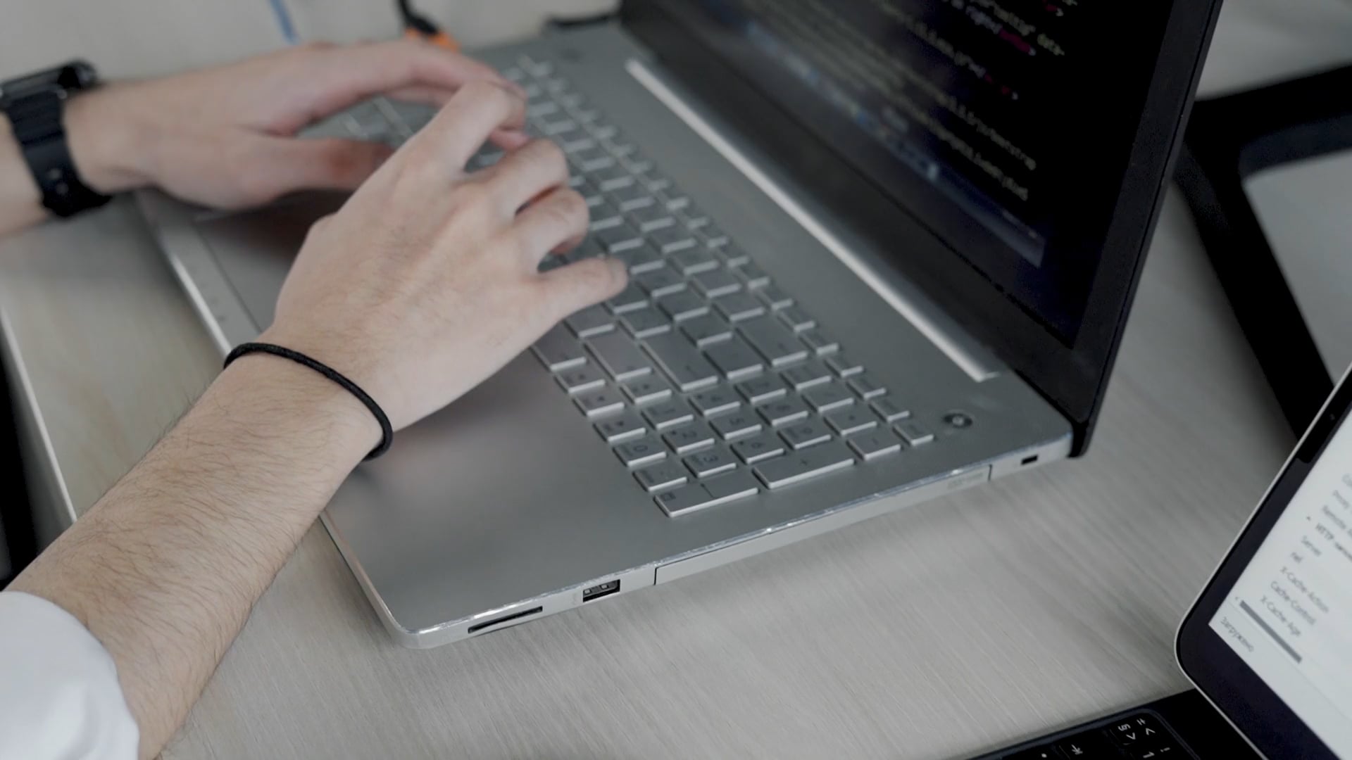 computer and coding on Vimeo