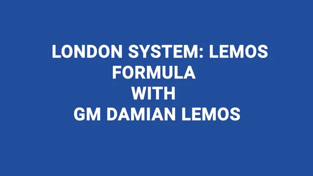 Modern Defense Lemos Formula with GM Damian Lemos - Online Chess Courses &  Videos in TheChessWorld Store