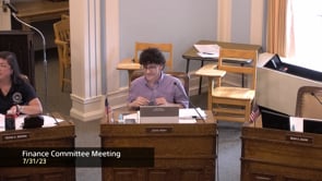 Finance Committee 7-31-23