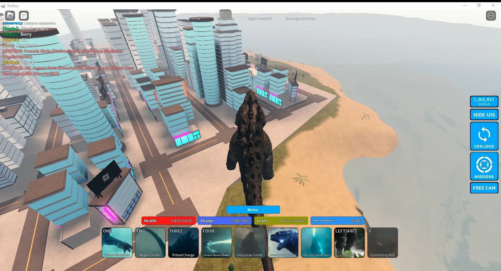 HOW STRONG IS MAX GODZILLA 2019? ||| Roblox Kaiju Universe on Vimeo