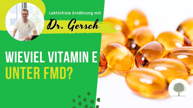 Warum sollte man Vitamin E während der FMD einnehmen? 