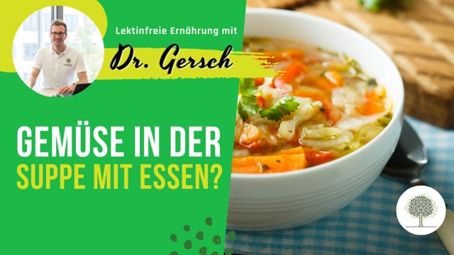 Kann man bei FMD das Gemüse in der Suppe mitessen?