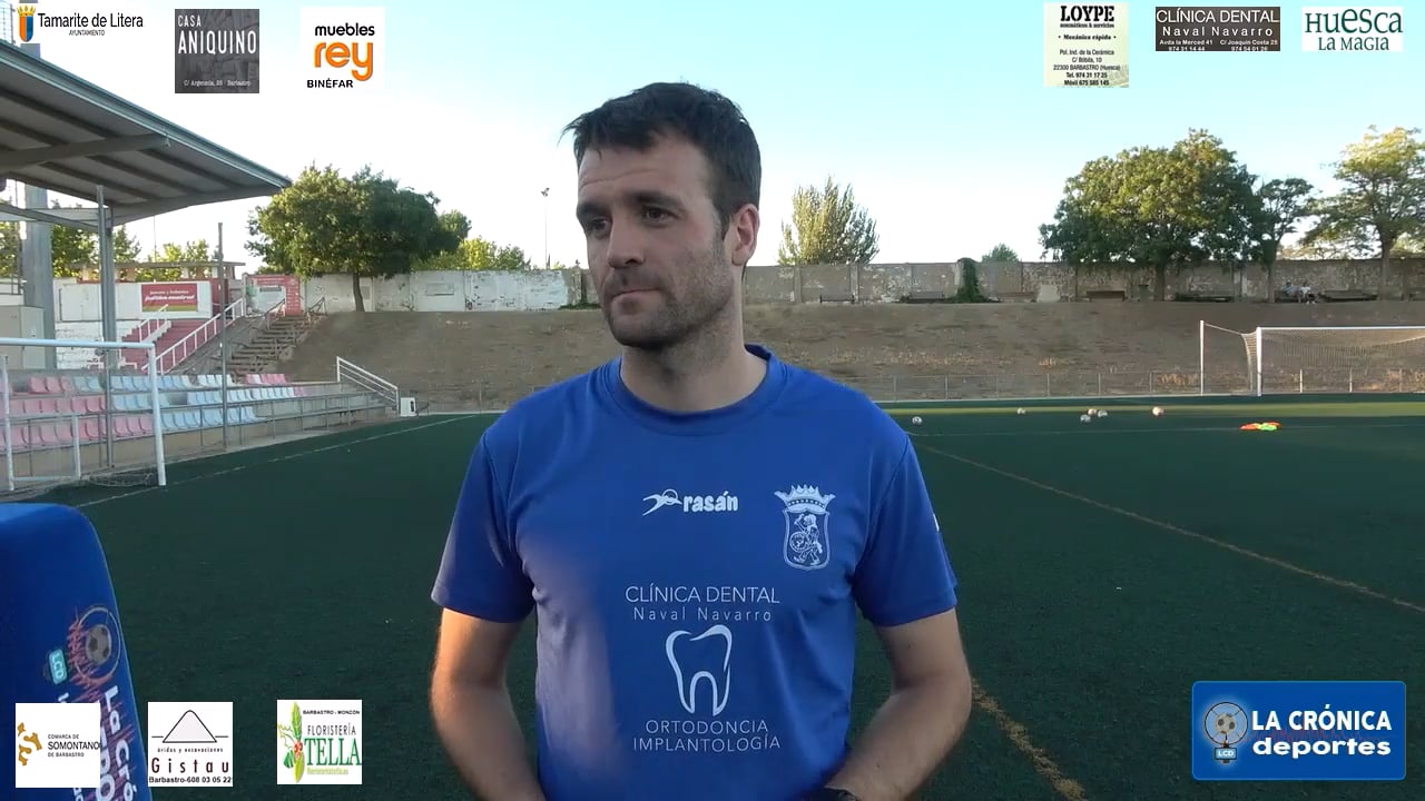 NÉSTOR ARILLA (Entrenador Peña Ferranca Tella) Inicio de los entrenamiento para la próxima temporada en 1ª Regional.